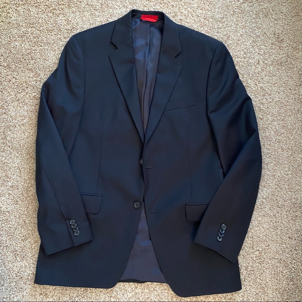 Black Slim-fit suit